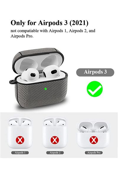 erorex Soft Case & Silicone Cover For Airpods Dark Blue