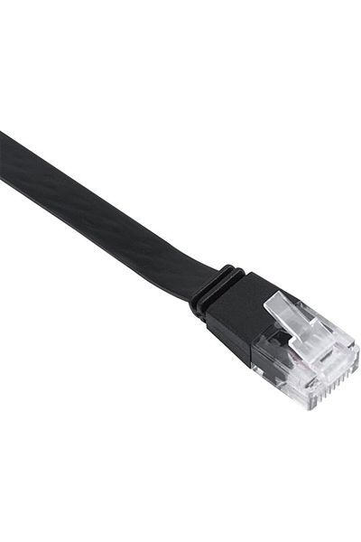 erorex كابل شبكة محلية RJ45، كابل مدمج، مفاتيح قابلة للسحب، تمديدات لأجهزة الكمبيوتر، بطول 2 متر و6.6 قدم