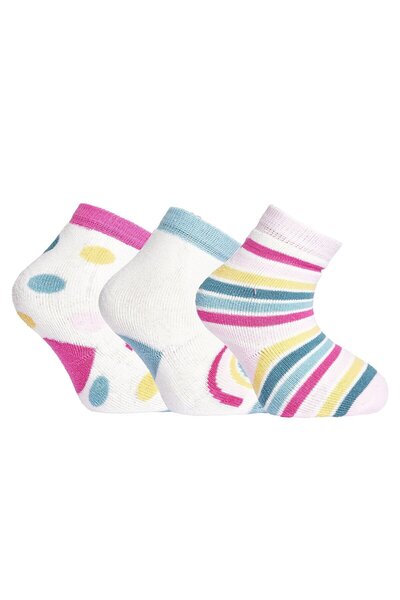 ebebek Hello Baby HelloBaby Kız 3lü Havlu Çorap Kız Bebek