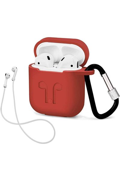 erorex Silicone Case For Xiaomi Airdots Red