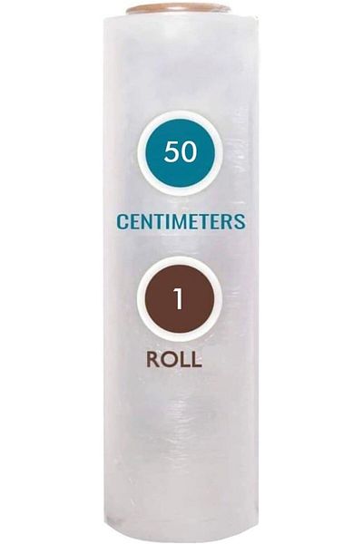 erorex 1 Roll Clear Stretch Film Wrap 500Mm Heavy Duty Plastic Shrink Wrap For Pallet Wrap Packing Moving