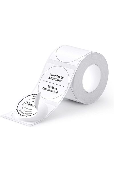 erorex B1 Label Maker Tape Self Adhesive Label Sticker Round 1.97 Inch X 1.97 Inch 50×50 Mm 150 Labels