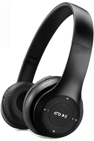 erorex Ie Hs489 Over Ear Stereo Powerful Headphones With Mic Black