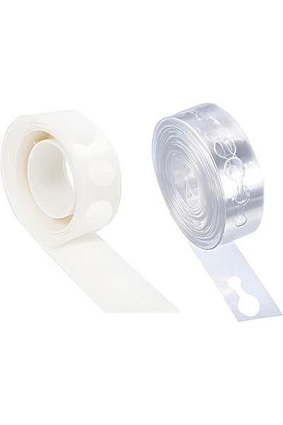 erorex Balloon Decorating Arch Strip 1Pcs 5M Tape Roll With 100 Glue Dots 1 Rolls Glue Points Weddings
