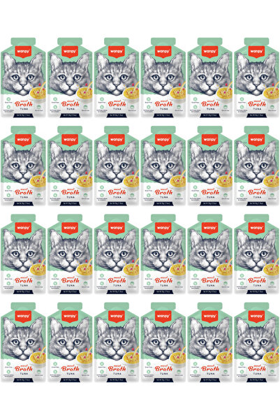 Wanpy Ton Balıklı Tahılsız Kedi Çorbası 50gr - 24 Adet