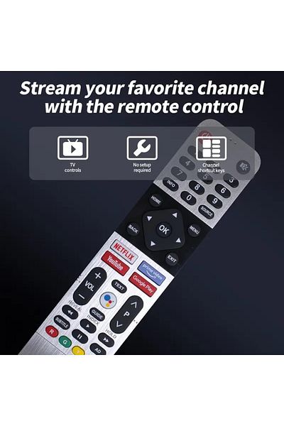 erorex جهاز تحكم عن بعد لتلفزيون HD من Stargold SG 7000 باللون الأسود