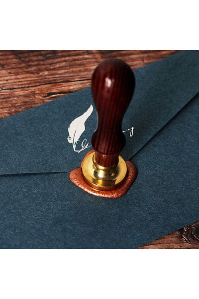 erorex Wax Seal Stamp Elegant Rose Stamp Brass Heads And Classic Wooden Handle Sealing Wax Sticks For