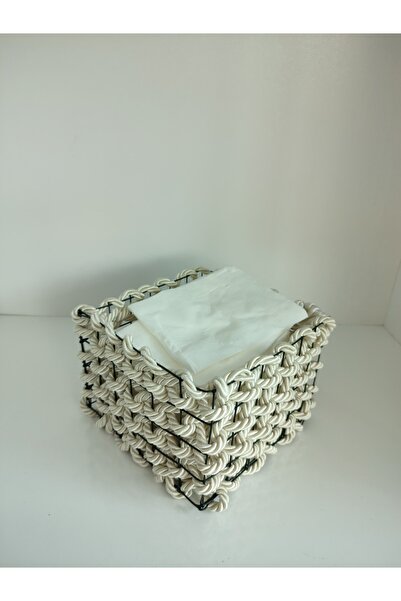 Sorgun Kadın Kooperatifi Wicker Braided Decorative Napkin Holder 15 cm