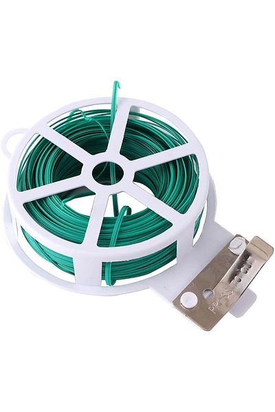 erorex Plastic Twist Tie With Cutter 50Meter Durable Weather Resistant Reusable Multi Purpose Cable