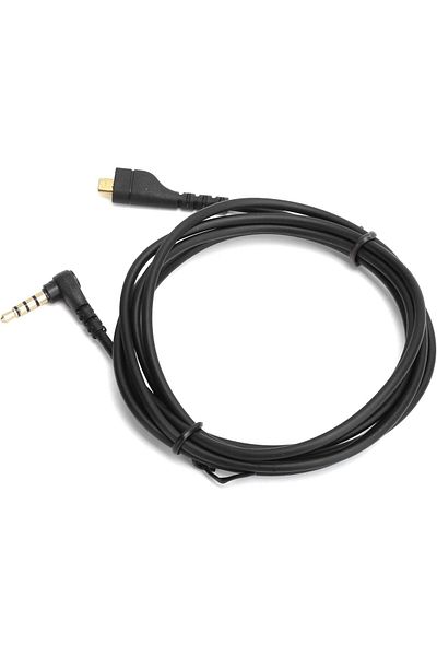 erorex Earphone Cable Replacement 3.5Mm Curved Plug Headphone Wired With Mic For 2 Pin 0.78Mm Headphone