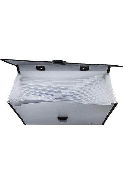 erorex 13 Grids Document Case With Handle Grey