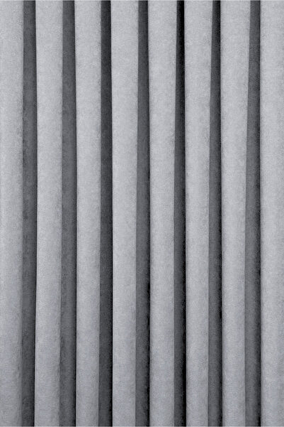 MARİTSA Κουρτίνα φόντου - Σειρά Velmatt Velvet Effect Υψηλής Πυκνότητας Ασημί συμπίεση (1x3) Μονόφυλλο