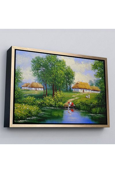 Harita Sepeti Rama aurie umplerea cu apa din râu Vedere pictura in ulei pentru femeie Pictura decorativa pe pânză