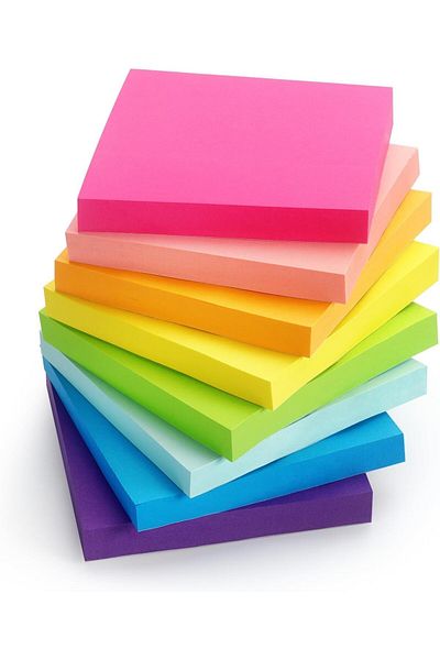 erorex Sticky Notes 3X3 Inches 8 Pack Self Sticky Notes Bright Colors Strong Self Adhesive Stick Pads Easy