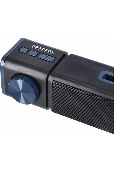 erorex مكبر صوت محمول قابل لإعادة الشحن مع ميكروفون واحد وجهاز تحكم عن بعد Knms5193 بلوتوث USB FM وبطاقة TF
