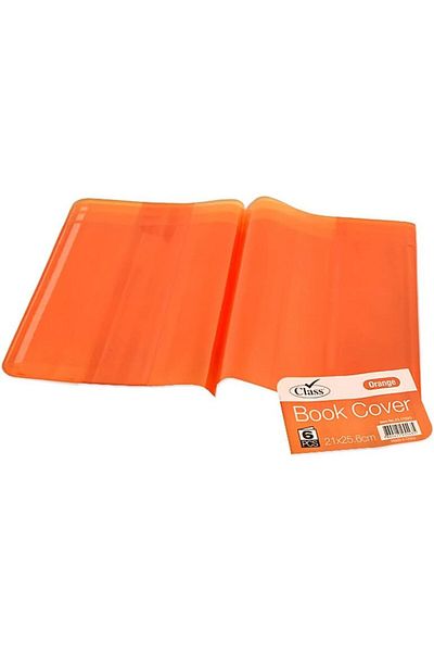 erorex Pvc Book Cover Orange 21 X 25.6Cm
