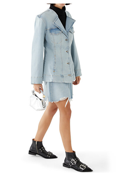 GANNI Kadınlara Özel Tokalı Düz Tabanlı Bot