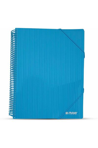 erorex Spiral Display Book 60 Pocket Turquoise Clear Pockets Book File Folder Document Presentation