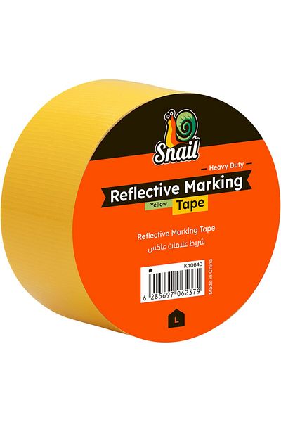 erorex Snail Heavy Duty Reflective Marking Tape Yellow Adhesive Backing For Ductwork Heavy Duty Duct Tape