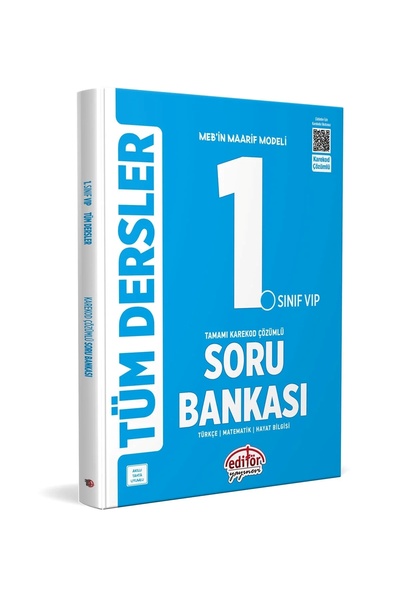 Editör Yayınevi Editör 1. Sınıf Vip Tüm Dersler Soru Bankası