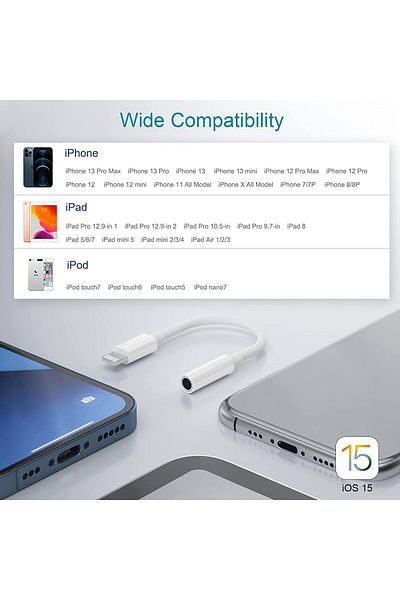 erorex Usb Type C Splitter 2 In 1 Usb C To Aux Audio Adapter With Pd Fast Charging Usb C To 3.5Mm