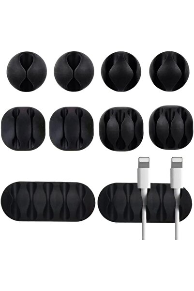 erorex منظم كابلات أنيق ومتعدد الوظائف من نيت آند تيدي، مكون من 10 قطع