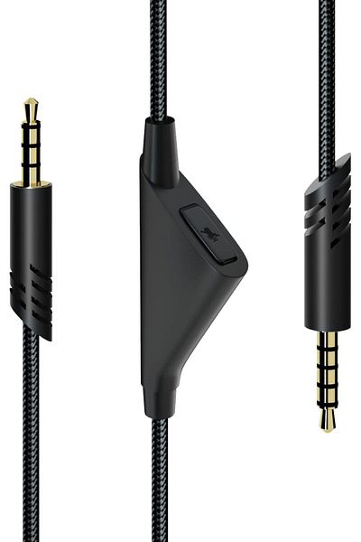 erorex Replacement Astro A10 A40 Headset Cable 2.0M A10 Volume Cable Cord Compatible With Astro A10 A40