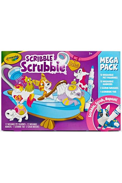 erorex Scribble Scrubbie Pets Mega Set 2.0 38Cm Blue 747481