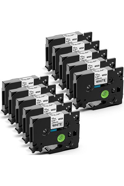 erorex Compatible Labels Replacement For Brother Tze 231 Tz 231 P Touch Label Maker Tape 12Mm 0.47 Inch