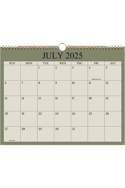 erorex Calendar 2025 Wall Calendar From Jan 2025 Dec 2025 12Months Calendar With Premium Paper Twin Wire