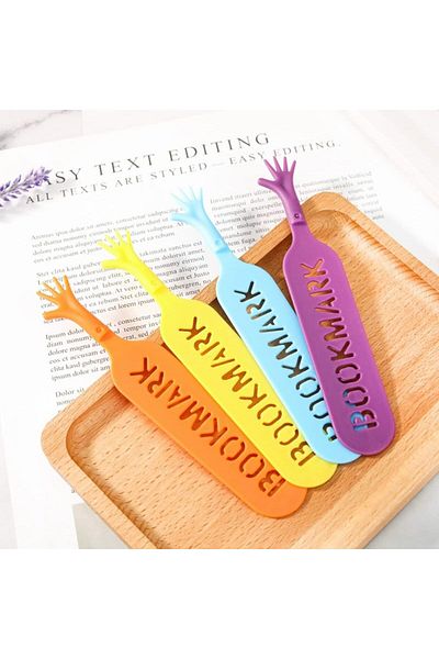erorex 4 Pcs Help Me Bookmarks For Adults Kids Funny Finger Point Novelty Page Holder For Students Readers