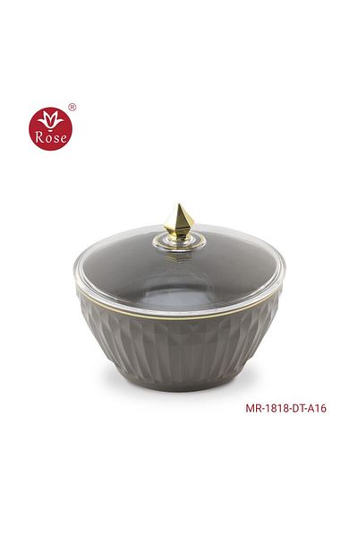 Rose 1818 Date Bowl with Rose Lid (7*14) cm
