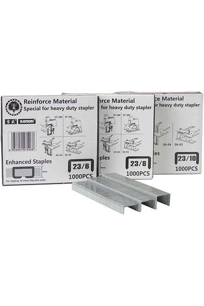 erorex Heavy Duty Staples 23 6 23 8 23 10 Enhanced Staples Multi Size 3 Boxes Set 3000 Staples