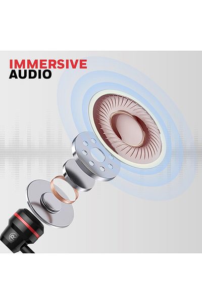 erorex سماعات أذن Suono P2100 Tws مع وقت تشغيل يصل إلى 50 ساعة، وضع Enc، 4Xmics Type C، شحن سريع منخفض
