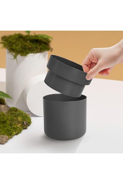 erorex صندوق أمان سري مخفي لحفظ المفاتيح، صندوق قفل آمن لحفظ مفاتيح أصيص الزهور للاستخدام في الهواء الطلق والحديقة والمنزل والمكتب