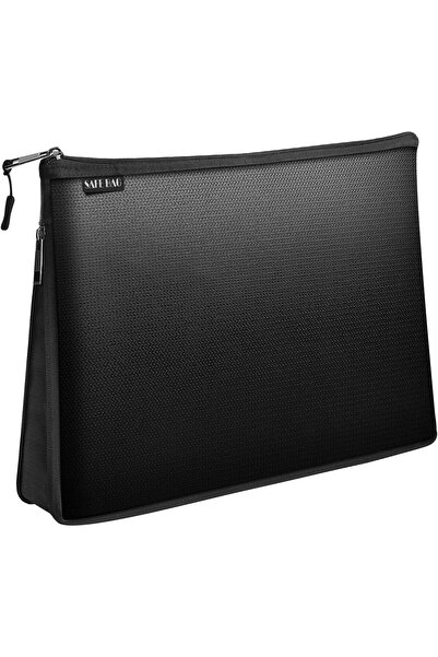 Generic حقيبة نقود آمنة مقاومة للحريق ومقاومة للماء وحقيبة مستندات قابلة للتم...