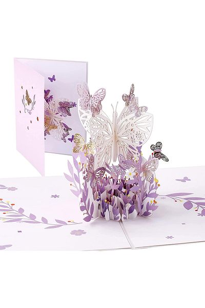 erorex Greeting Card 3D Card Pop Up Card Romantic Theme Cards Anniversary Cards For Wife Girlfriend Mother