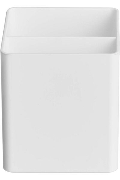 erorex Plastic Desk Organizer Pen Cup White