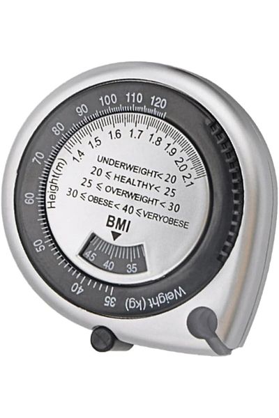erorex Bmi Tape Measure 60 Inch 150Cm Automatic Telescopic Tape Measure Body Measure Tape Waist Measuring