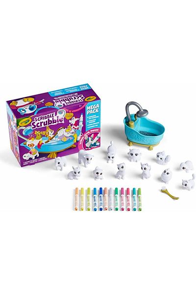 erorex Scribble Scrubbie Pets Mega Set 2.0 38Cm Blue 747481