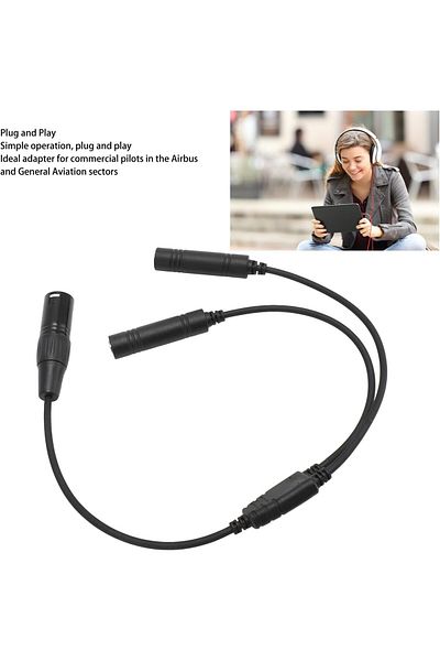 erorex For Iphone Lightning To 2 Lightning Adapter Dual Lightning Aux + Charger Adapter Dongle Cable