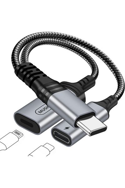 erorex ميكروفون Trrs عالمي أنثى مقاس 3.5 مم إلى محول صوت USB من النوع C لسماعات Rode Smartlav+ Lavalier