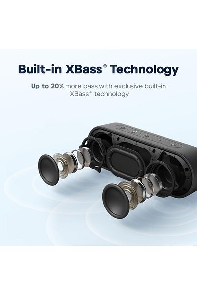 erorex Bluetooth Speaker Stormbox Blast Portable Party Speaker 90 W Loud Stereo Sound With Xbass Led Light