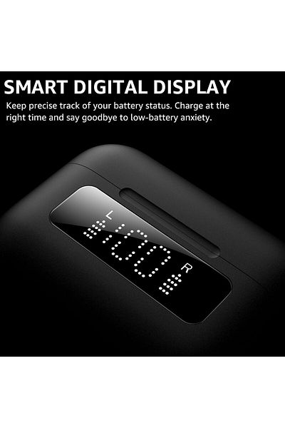erorex سماعات أذن لاسلكية T12 Compact Ergonomic Edition بتقنية البلوتوث 5.3 مع خاصية إلغاء الضوضاء وإلغاء المكالمات