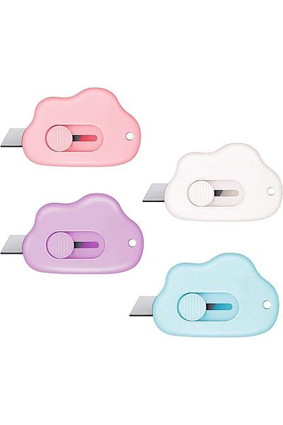 erorex Adorable Cloud Tiny Paper Opener For Key Chain Pocket Bag Package Envelope Mail Letter Box Paper
