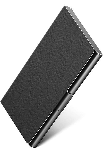 erorex Business Card Holder For Men Women Rfid Pocket Business Card Case Slim Business Card Wallet