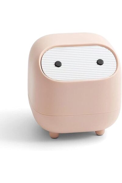 Generic سلة مهملات صغيرة مع غطاء، سلة مهملات سطح المكتب من نينجا، سلة مهملات ...