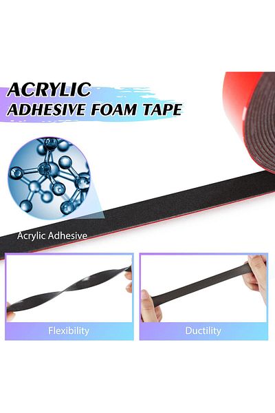 erorex Double Sided Tape Heavy Duty Mounting Tape 33Ft X 0.4In Adhesive Foam Tape Made With 3M Vhb For
