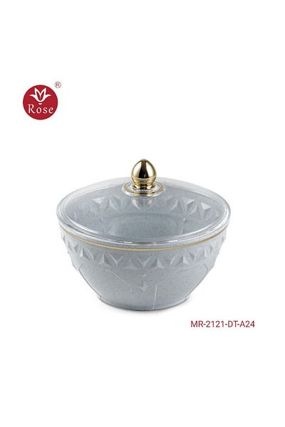 Rose 2121 Date bowl with rose lid (7*14) cm