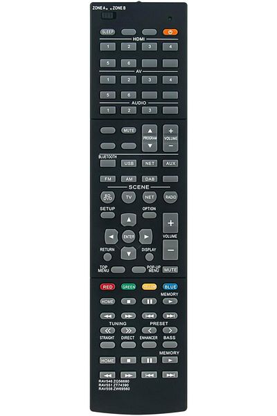 erorex جهاز تحكم عن بعد بديل Rav206 V694090Us مناسب لنظام Yamaha Sound Bar المنزلي ATS 1520Bl Yas152Bl